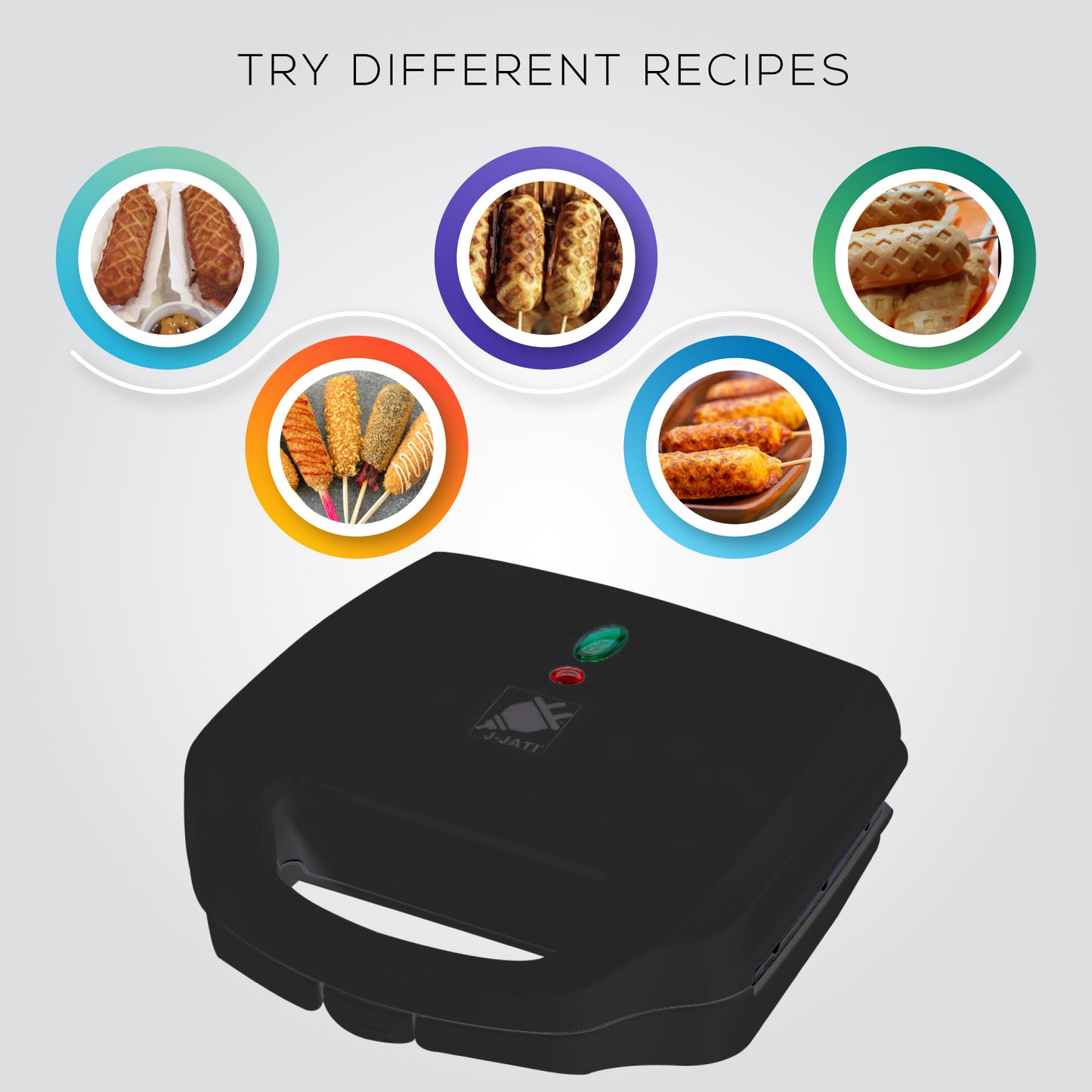 J-JATI Waffle Corn Dog Maker