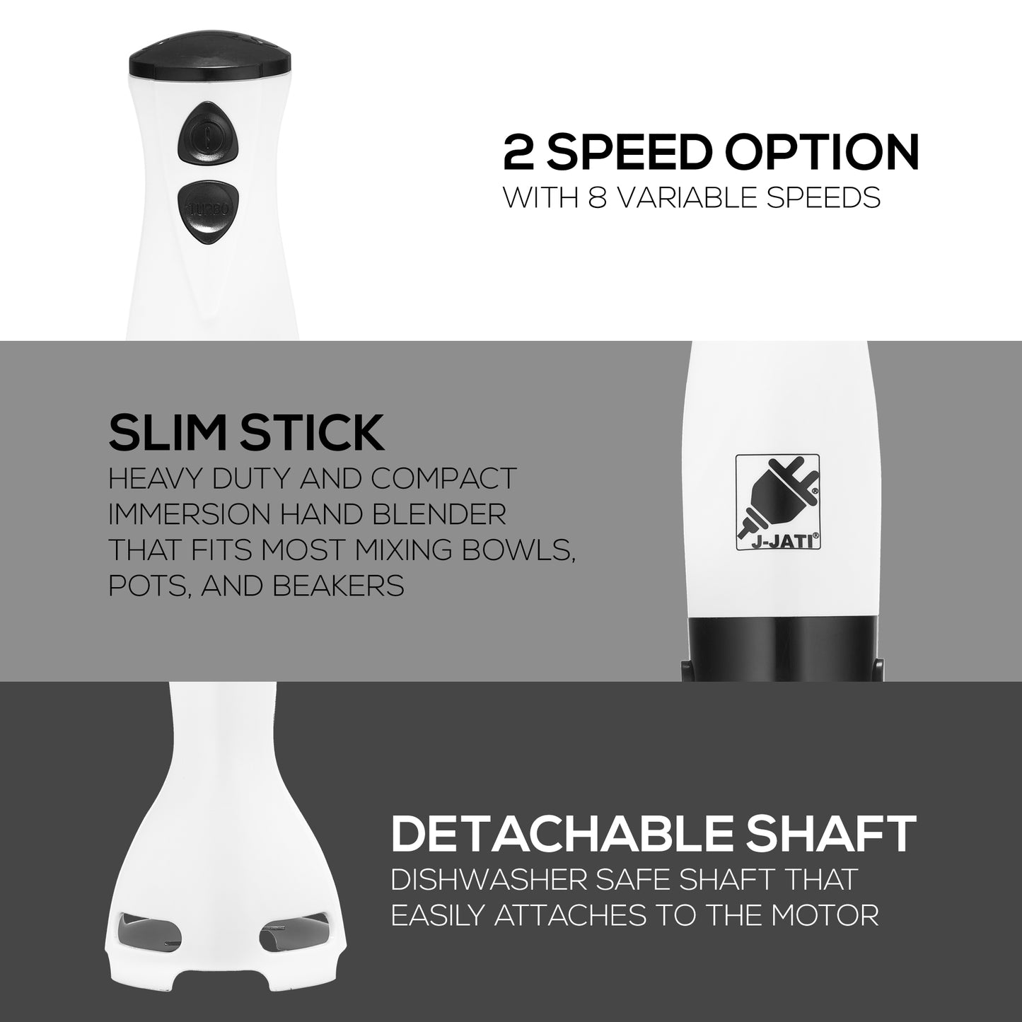 J-Jati Immersion Hand Blender - 12/CASE