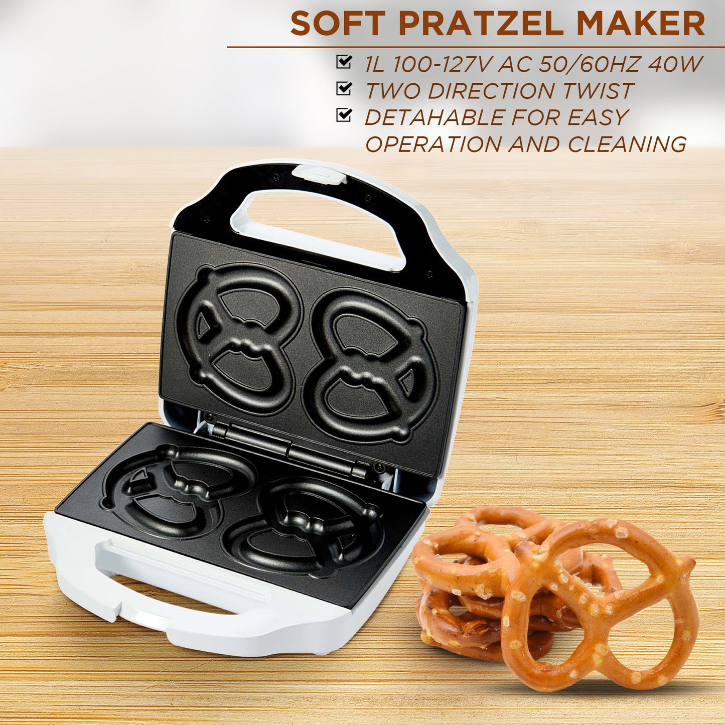 J-JATI Soft Pretzel Maker