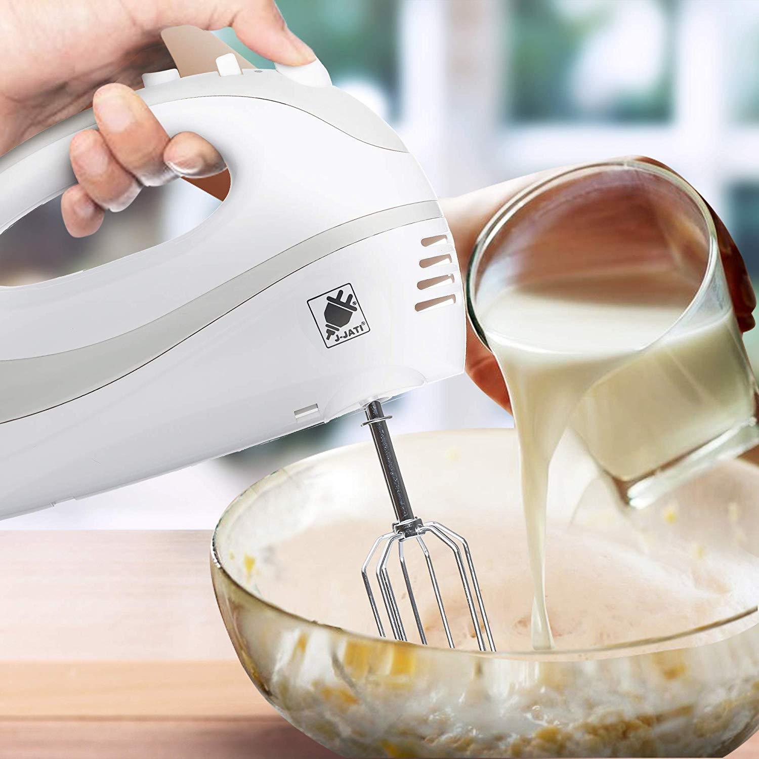 Buy FRESTYQUE Scarlet Stainless-Steel Electric Hand Mixer Blender Easy Mix Cake  Beater Egg Cream Maker Food Grinder Machine 7-Speed Control & Detachable  for Kitchen Online at Best Prices in India - JioMart.