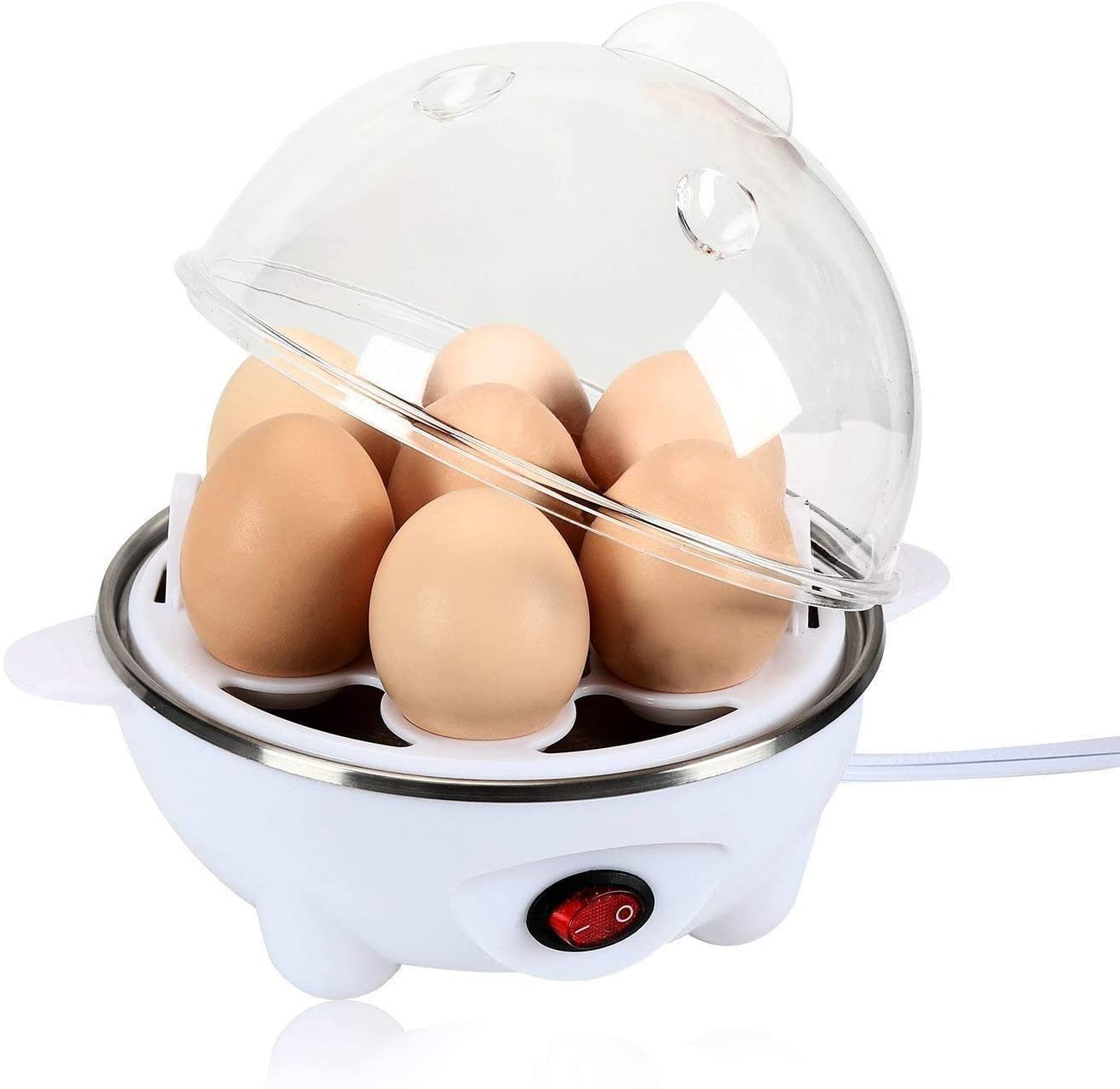 YEMELI Egg Boiler Cooker,Commercial Egg Boiler Machine 800w Temperature  Control Range 30~90 ° C Commercial Hot Spring Egg Cooker,50 Egg Capacity