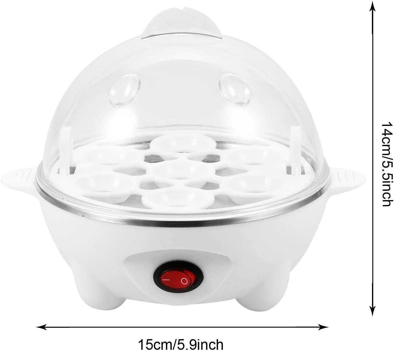 J-JATI Egg Boiler with measuring cup, 7 cup capacity